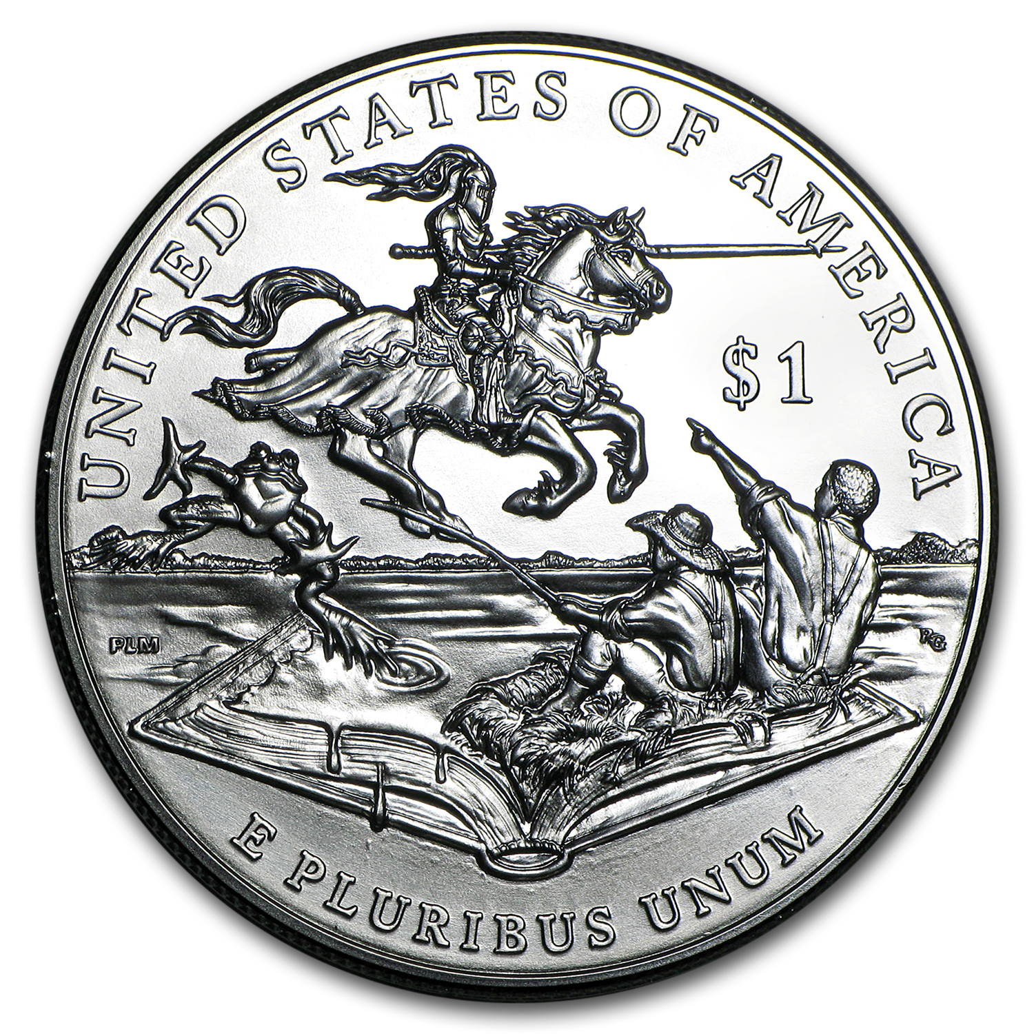2016-P Mark Twain $1 Silver Commem BU (w/Box & COA)