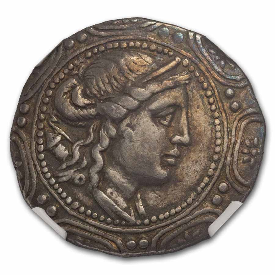 Macedon Under Rome Silver Tetradrachm (167-148 BC) XF NGC 5/4