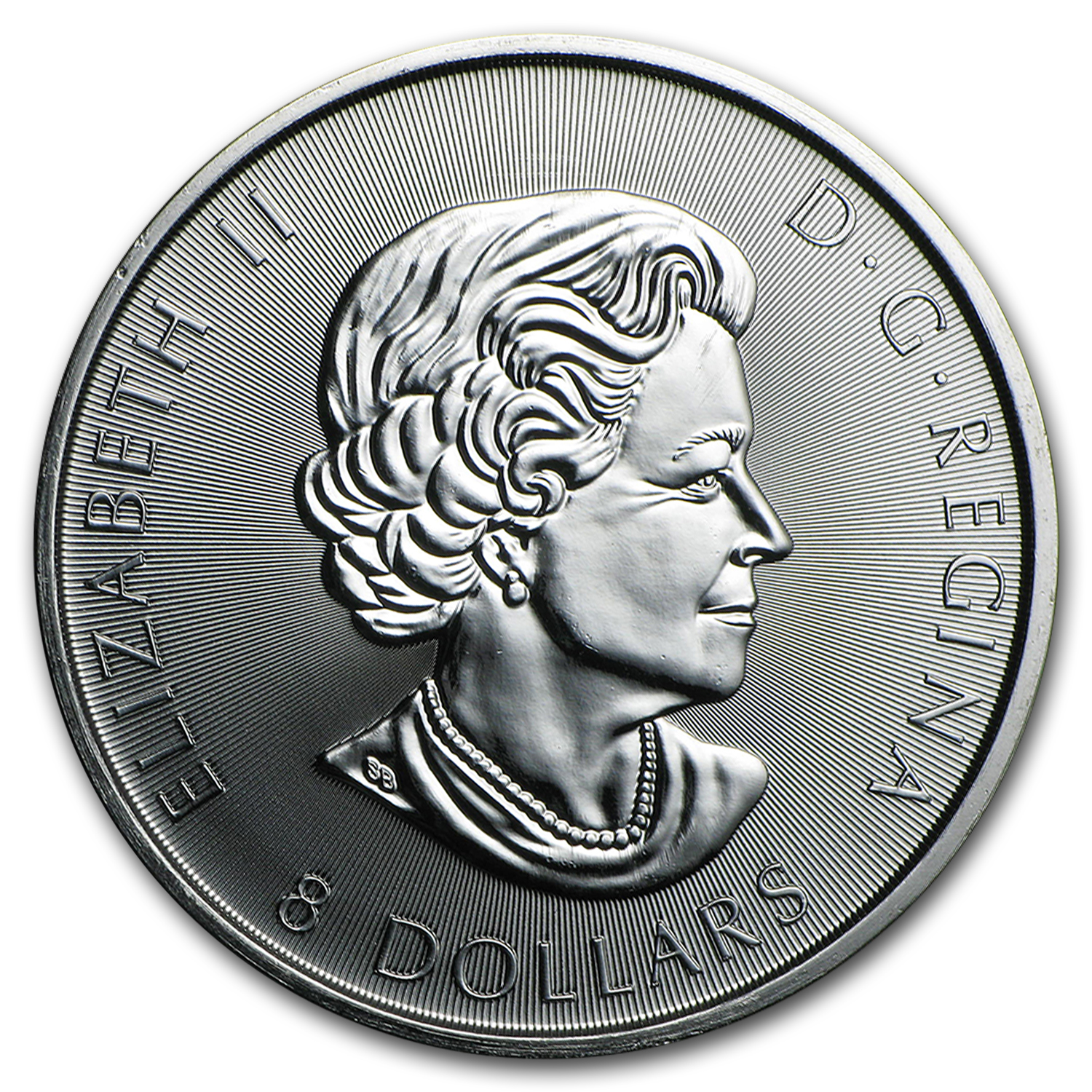 2016 Canada 1.5 oz Silver $8 SuperLeaf BU