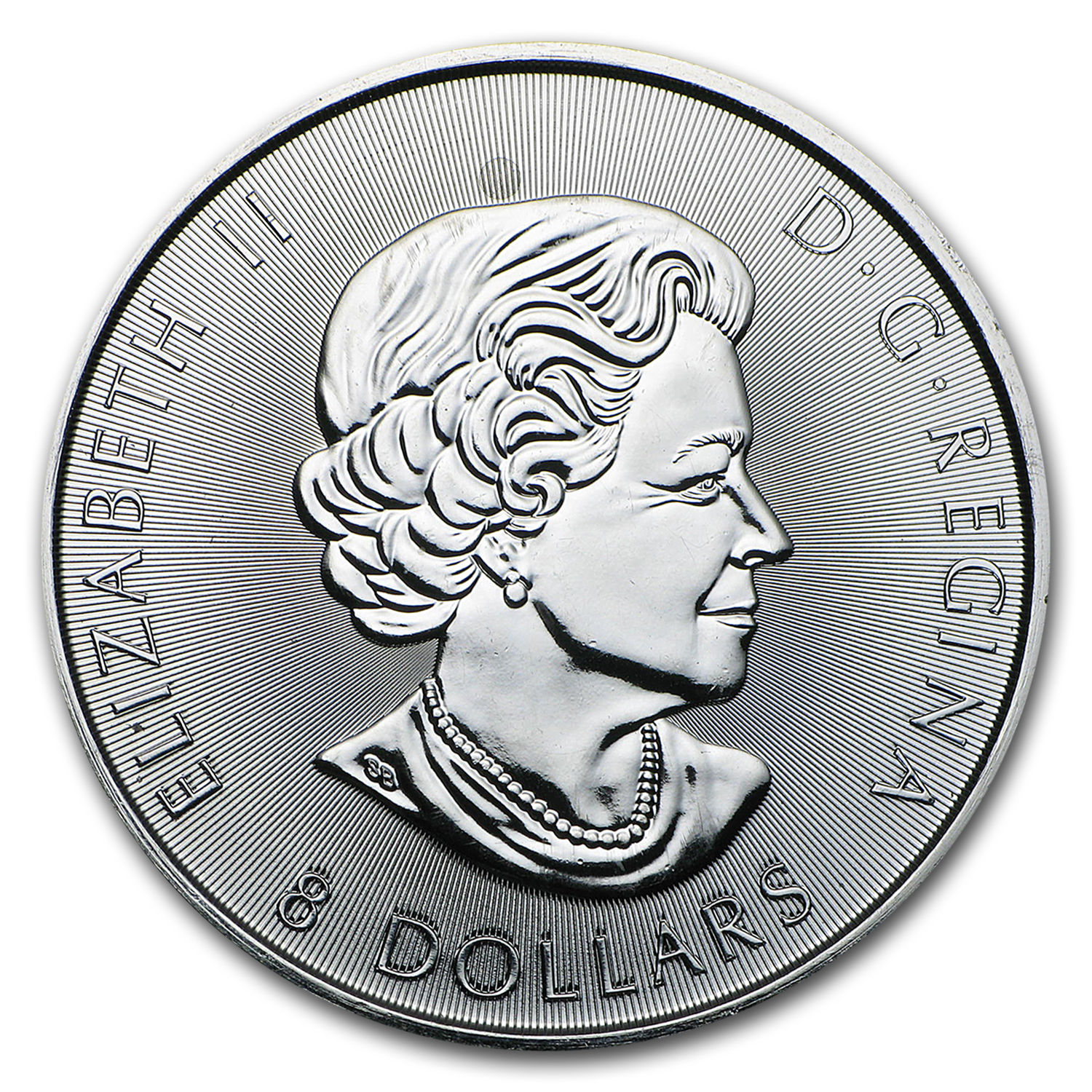 2016 Canada 1.5 oz Silver $8 SuperLeaf BU (Abrasions/Spots)