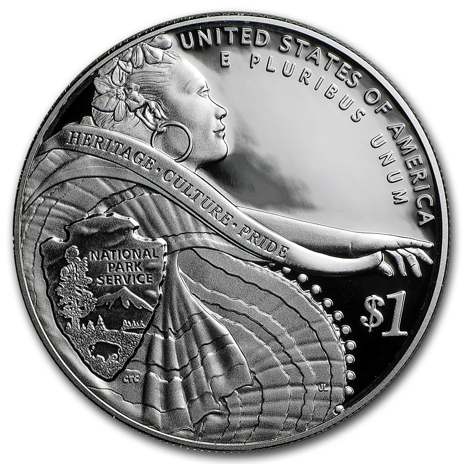 2016-P 100th Anniv National Park Service Silver Prf (Box & COA)