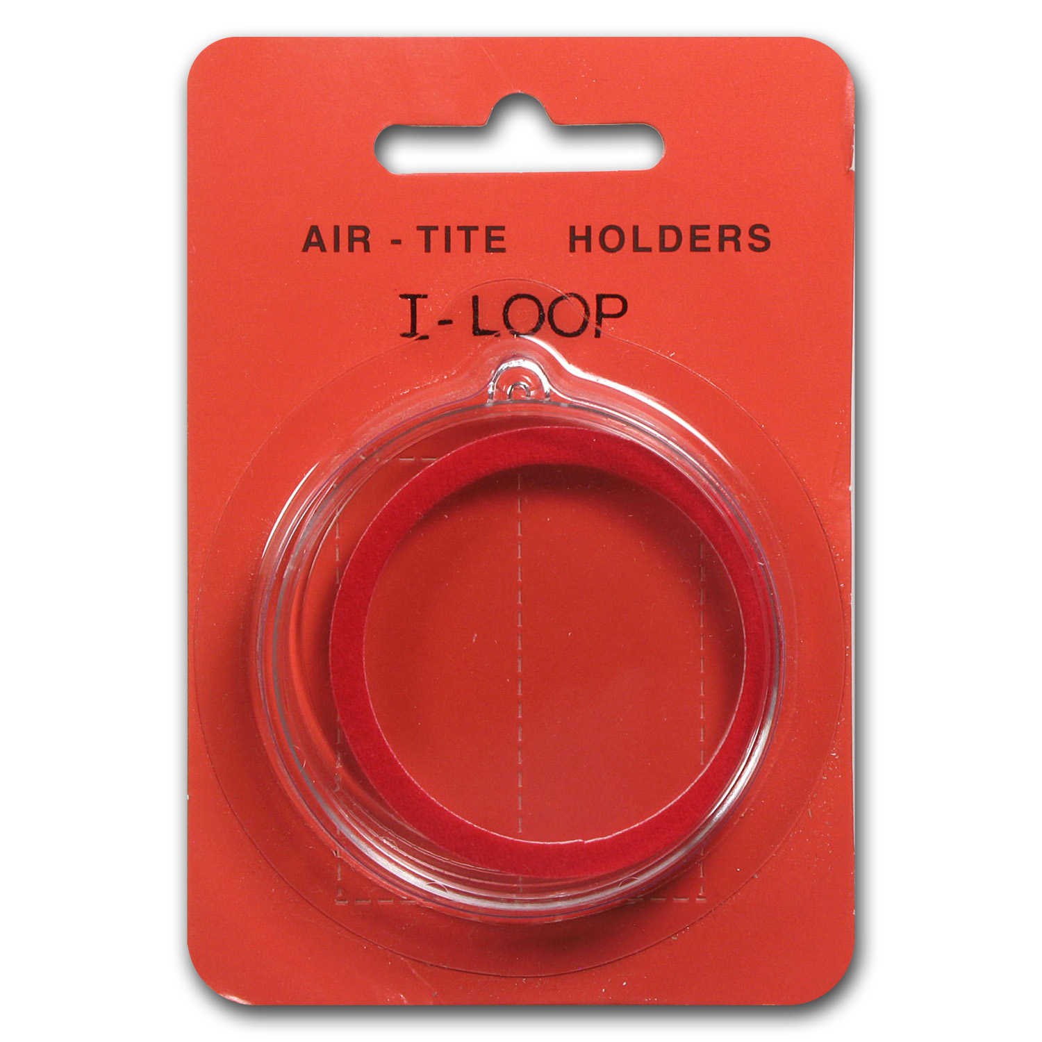 Ornament Capsule for Silver Coins/Rounds - 39mm (Red Ring)
