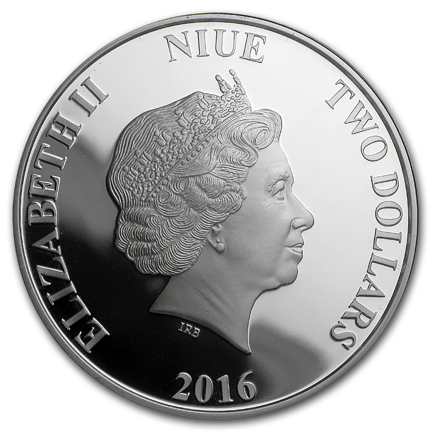 2016 Niue 1 oz Silver $2 Disney 65th Anniv of Alice in Wonderland