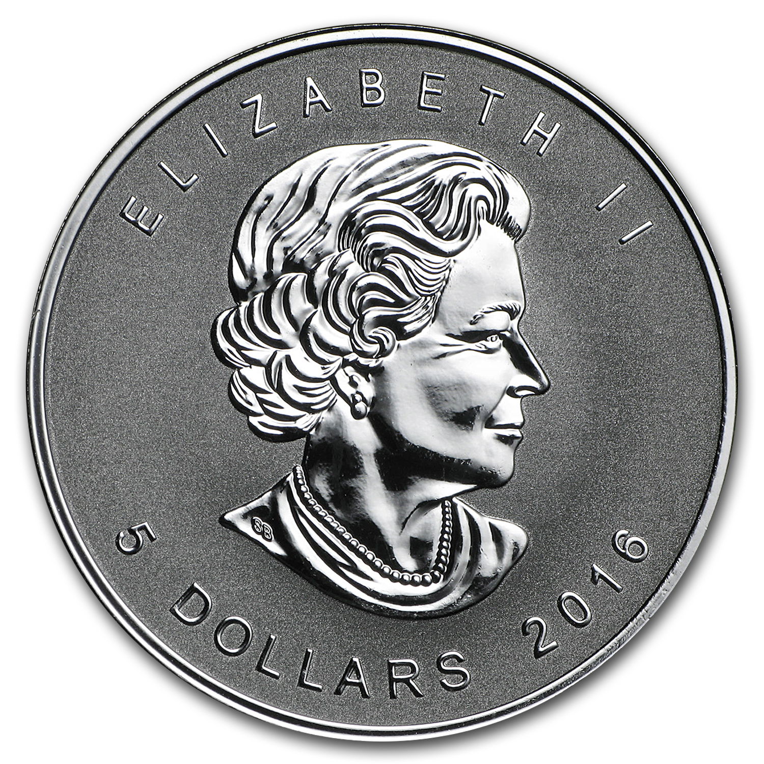 2016 Canada 1 oz Silver $5 Peregrine Falcon Reverse Proof
