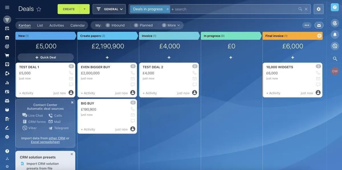 Projektmanagement-Tools: Bitrix24