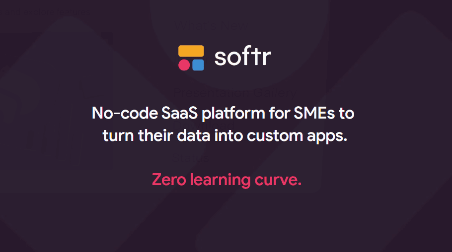Pitch-Deck Beispiel: softr