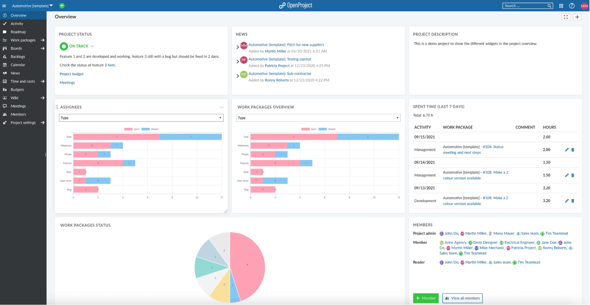 Projektmanagement-Tools: OpenProject