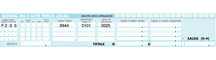 Codice tributo 3944 — modello F24 — 4