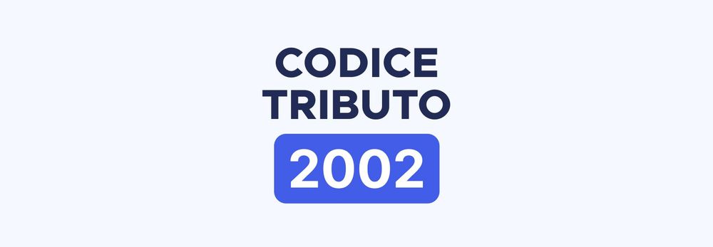 Codice tributo 2002