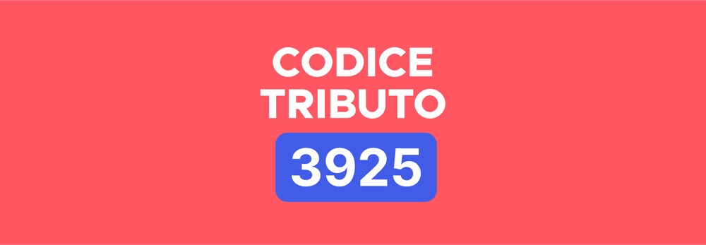Codice tributo 3925