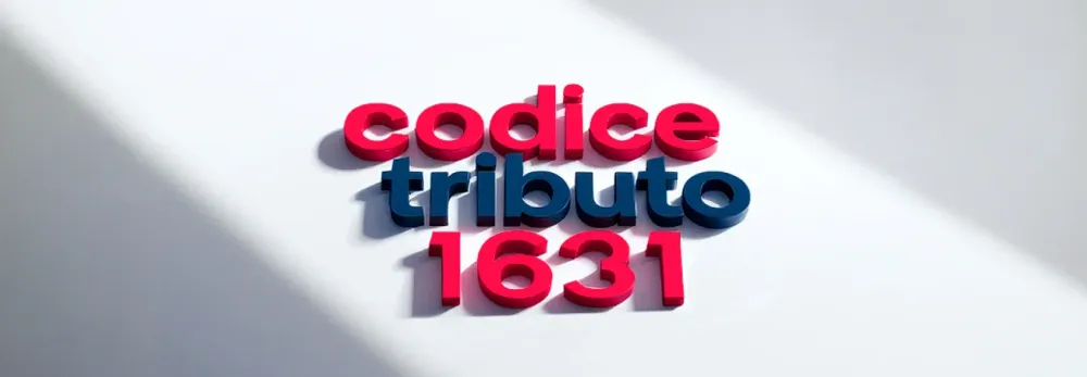 Codice tributo 1631: cos'è, a cosa serve e come compilarlo nel Modello F24
