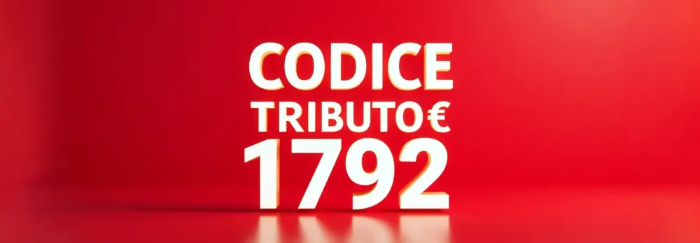 Codice tributo 1792: cos'è e quando si utilizza