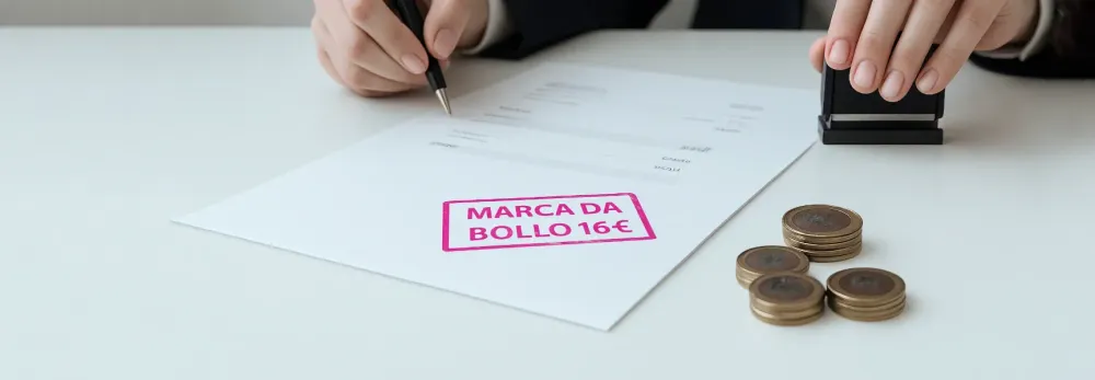 Marca da bollo da 16 euro: modalità di pagamento