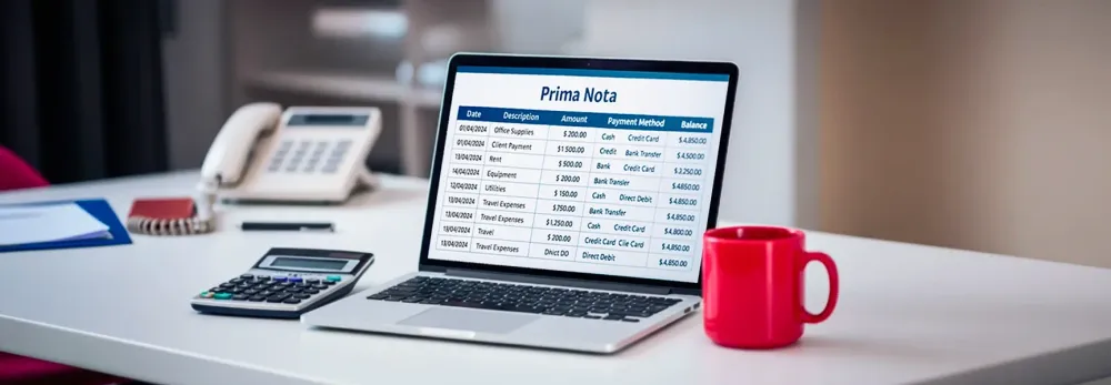 Prima nota: descrizione e utilizzo del metodo contabile