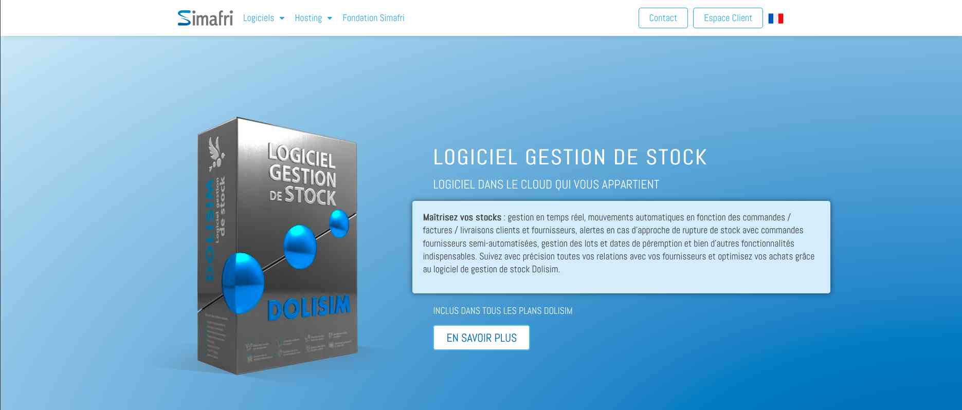 Logiciels de gestion des stocks Dolisim 1