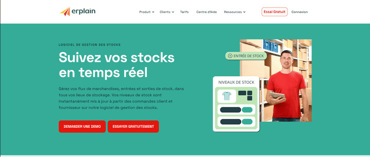 Logiciels de gestion des stocks Erplain 1
