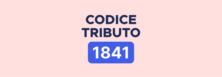 Codice tributo 1841