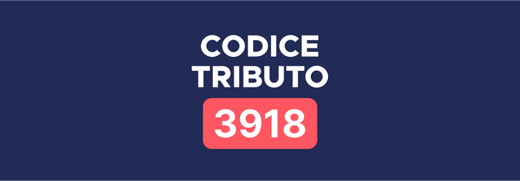 Codice tributo 3918