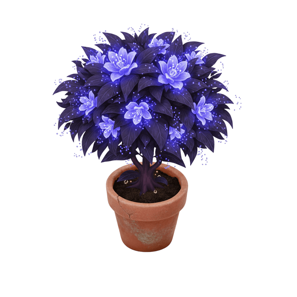 Void Flower plant in Focus Aura habit tracker