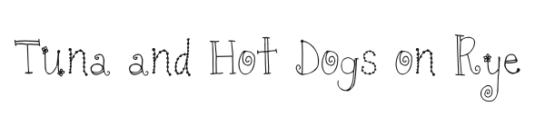 Tuna and Hot Dogs on Rye preview