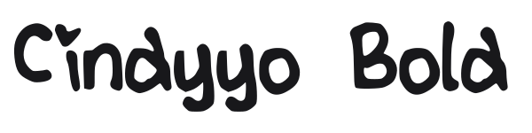 Cindyyo Bold preview