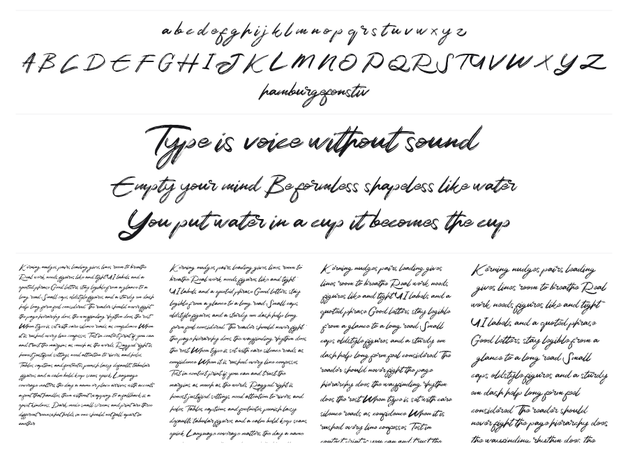 Akod specimen sheet