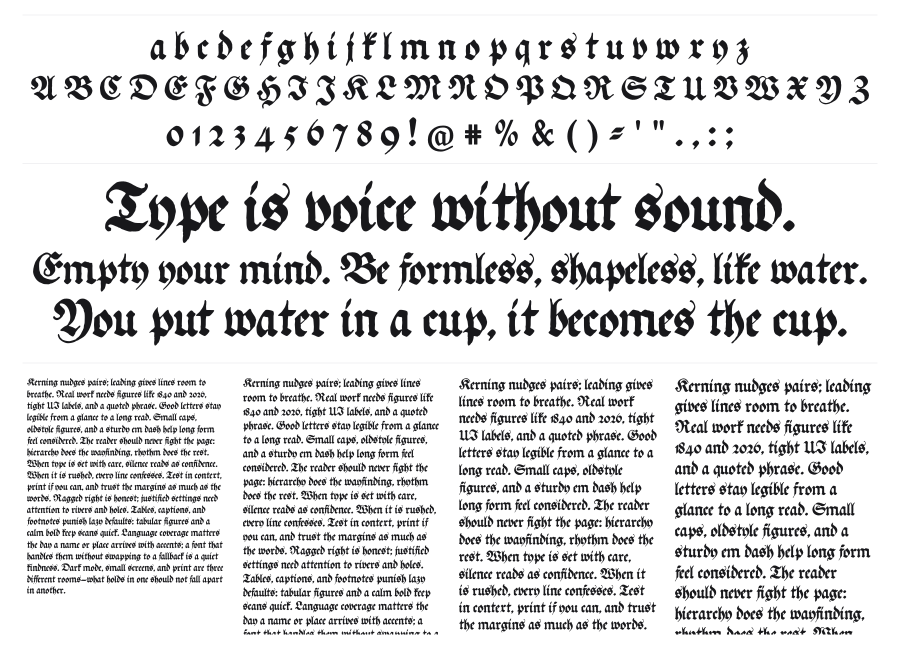 Ehmcke Federfraktur specimen sheet