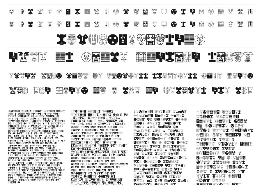 Munari specimen sheet