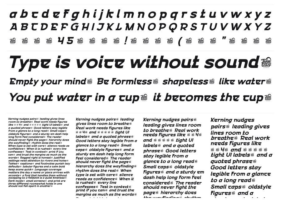Emencut specimen sheet