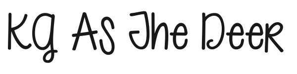 KG As The Deer preview