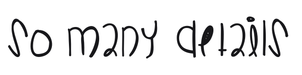 So Many Details preview