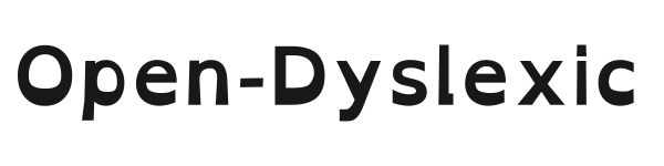 Open-Dyslexic preview