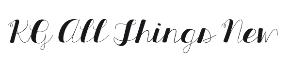 KG All Things New preview