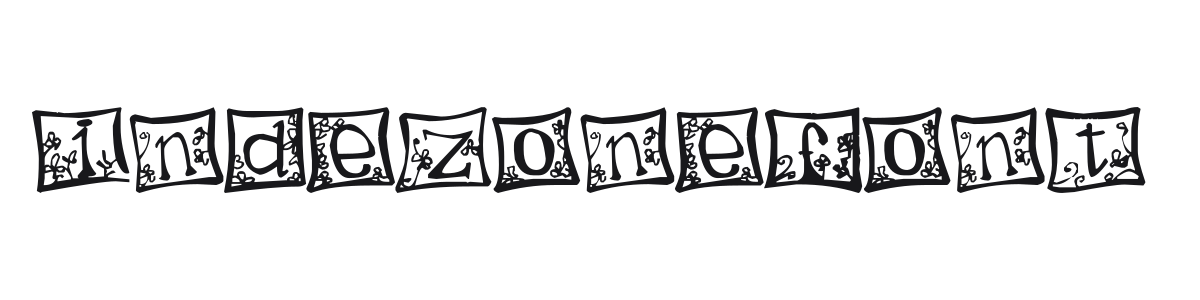 Indezonefont preview