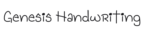 Genesis Handwriting preview