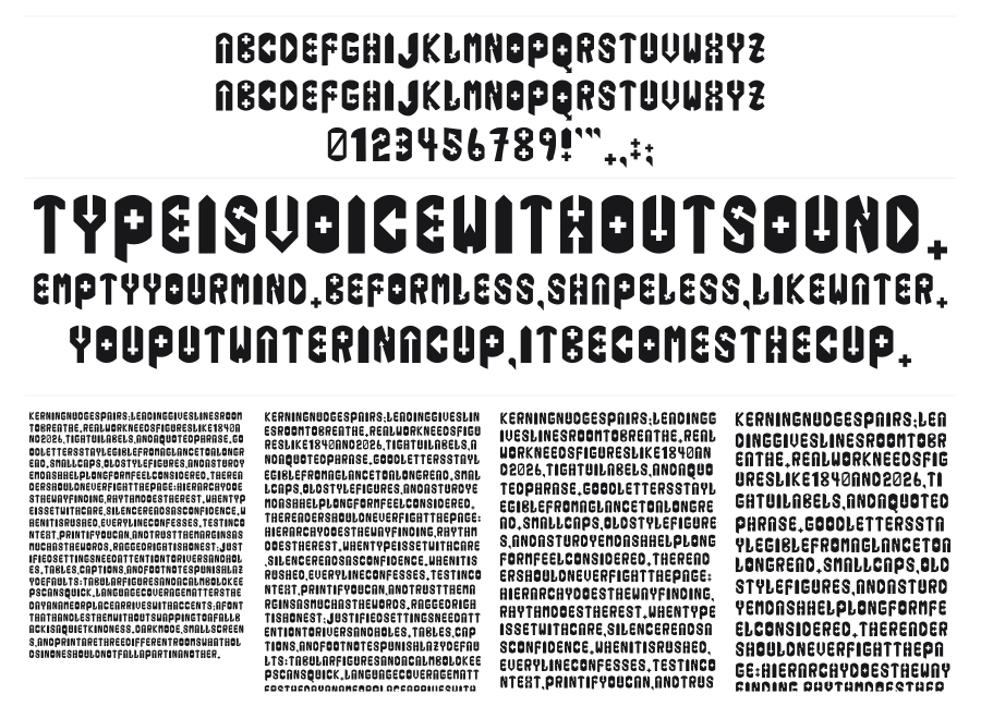 Iphis specimen sheet