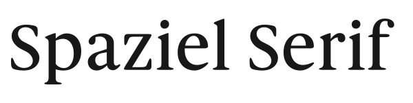 Spaziel Serif preview
