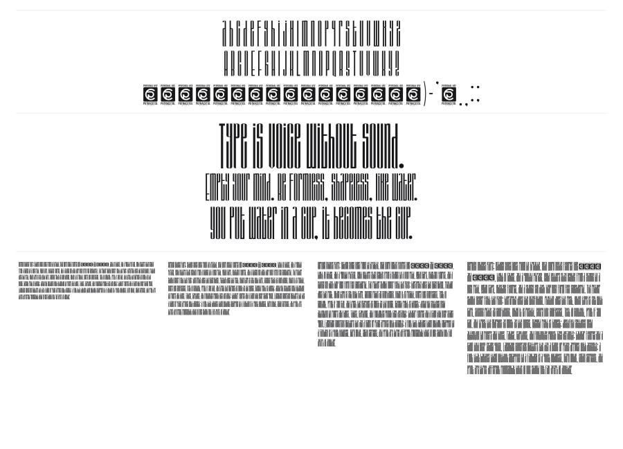 Barstrip specimen sheet