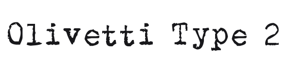 Olivetti Type 2 preview