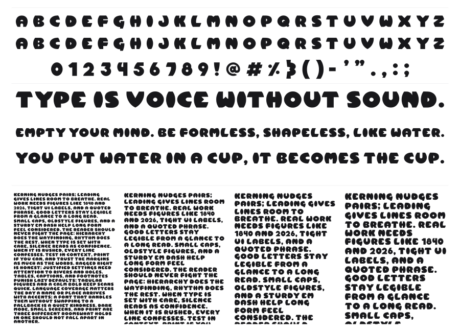 Pumpkin specimen sheet