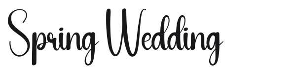 Spring Wedding preview