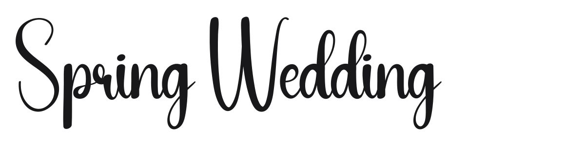 Spring Wedding preview