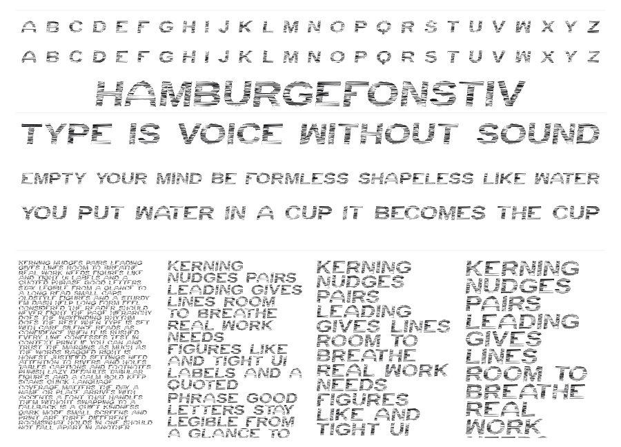 Rayada TFB specimen sheet