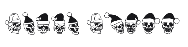 Santa Skull preview