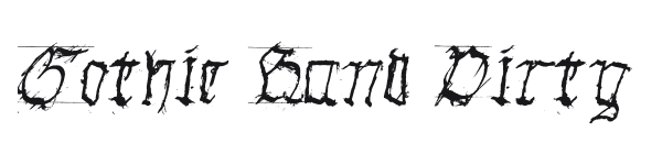 Gothic Hand Dirty preview