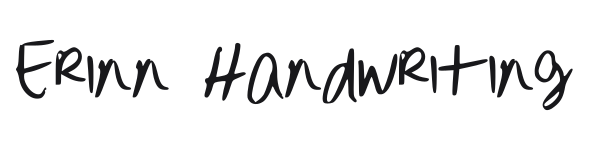 Erinn Handwriting preview