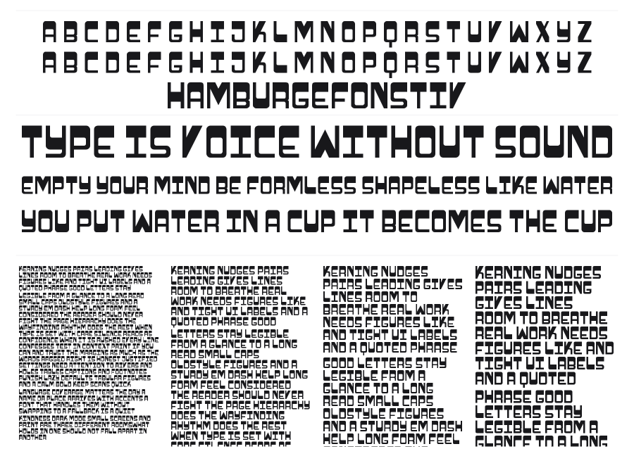 Psychedelic specimen sheet