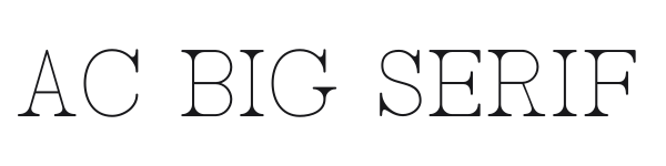 AC Big Serif preview