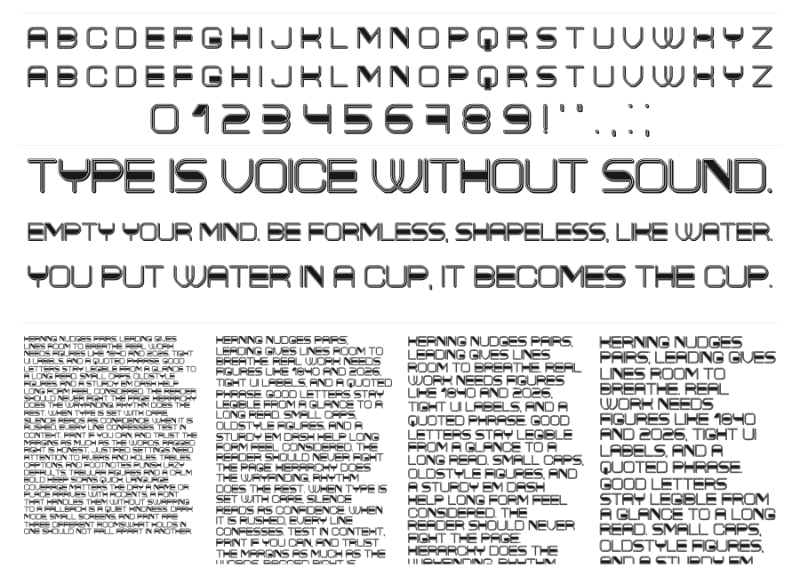 Thickened specimen sheet