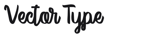 Vector Type preview